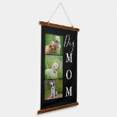 Dog Ma 3 Foto Hangend Wandkleed (Gebogen)