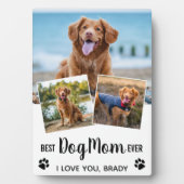 Dog Ma Aangepast 3 Fotocollage Fotoplaat (voorkant)