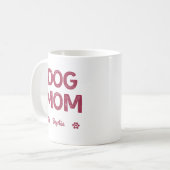 Dog Ma Gepersonaliseerd Koffiemok (Voorkant links)