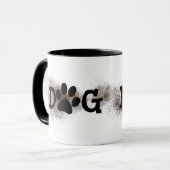 Dog Ma Pawprints met Dirt Mok (Voorkant links)