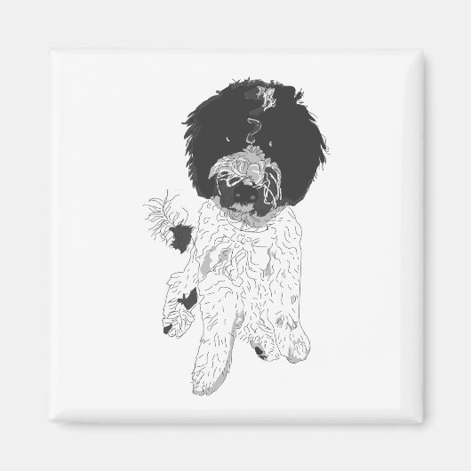 Dog Magnet Magneet (Voorkant)