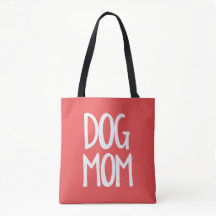 Dog Mam All-Over-Print Middelgrote Canvas tas