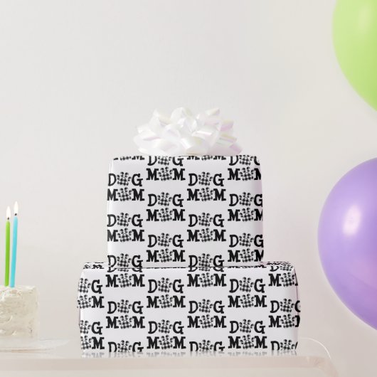 Dog mam Buffalo Pset Dog Prints Cadeaupapier (Feestgeschenken)