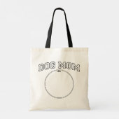 Dog mam Gift Personalized Foto Canvas tas (Achterkant)