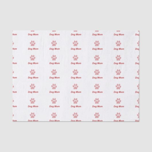 Dog mam Gift Tissue Paper Tissuepapier (Voorkant)