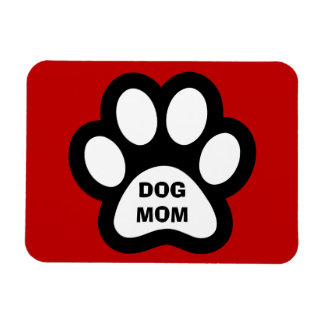 Dog mam Pw Print Flexible Magnet Magneet