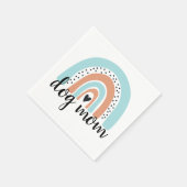 Dog mam Rainbow Blue Peach Servet (Hoek)