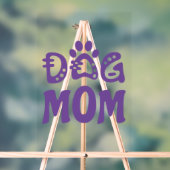 Dog mama acryl bord (Neutraal)