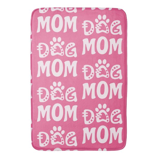 Dog mama badmat (Voorkant Verticaal)