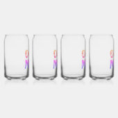 Dog mama blikvorm glas (Rechts)