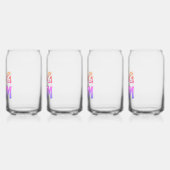 Dog mama blikvorm glas (Links)