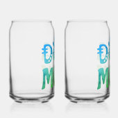 Dog mama blikvorm glas (Rechts)