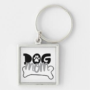 Dog mama - Bone Quottes over honden als familiesch Sleutelhanger