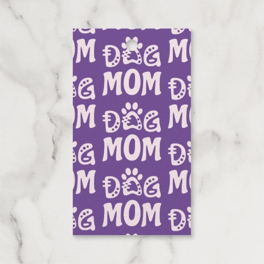 Dog mama cadeaulabels (Achterkant)