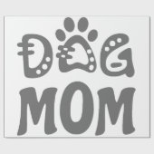 Dog mama cadeaupapier (Vlak)