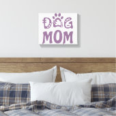 Dog mama canvas afdruk (Insitu (Slaapkamer))
