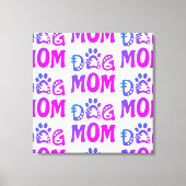 Dog mama canvas afdruk (Voorkant)