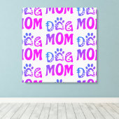 Dog mama canvas afdruk (Insitu (Houten vloer))
