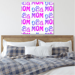 Dog mama canvas afdruk
