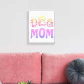 Dog mama canvas afdruk (Insitu (Woonkamer))