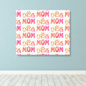 Dog mama canvas afdruk (Insitu (Houten vloer))
