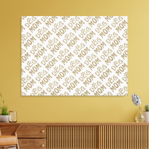 Dog mama canvas afdruk