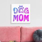 Dog mama canvas afdruk (Insitu (Woonkamer))