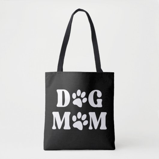 Dog mama canvas tas (Voorkant)