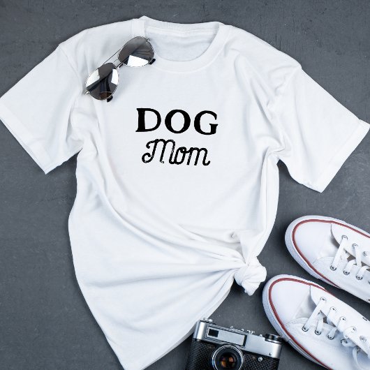Dog mama | Eenvoudige eigenaar van het script dat T-shirt