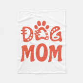 Dog mama fleece deken (Voorkant)