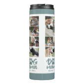 Dog Mama | Foto Grid Green Thermosbeker (Achterkant)