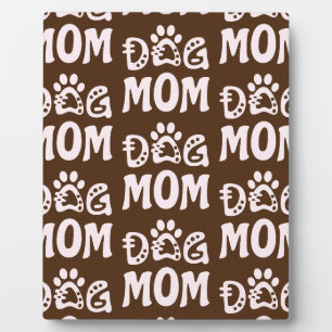 Dog mama fotoplaat