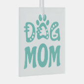 Dog mama glas ornament (Voorkant Rechts)
