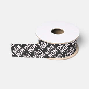 Dog mama grosgrain lint