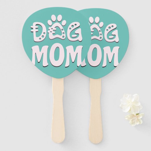 Dog mama handwaaier (Voorkant en achterkant)