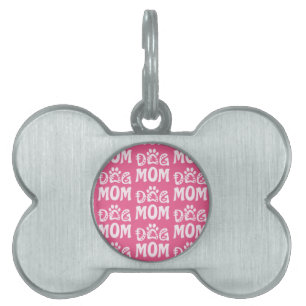 Dog mama huisdieren naamplaatje