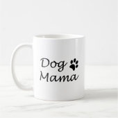 Dog Mama - Kute Black & White Hondenliefhebbers Qu Koffiemok (Links)