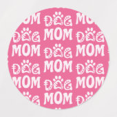 Dog mama labels (Design 2)