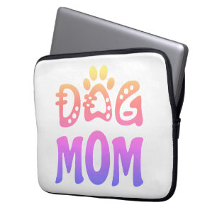Dog mama laptop sleeve