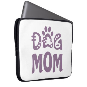 Dog mama laptop sleeve