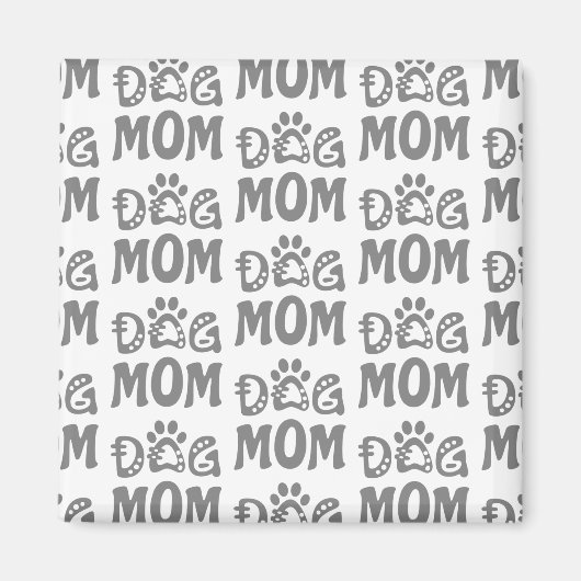 Dog mama magneet (Voorkant)
