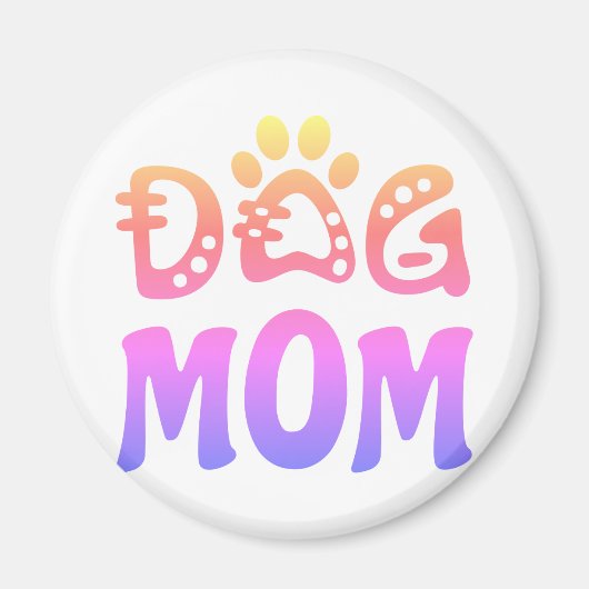 Dog mama magneet (Voorkant)