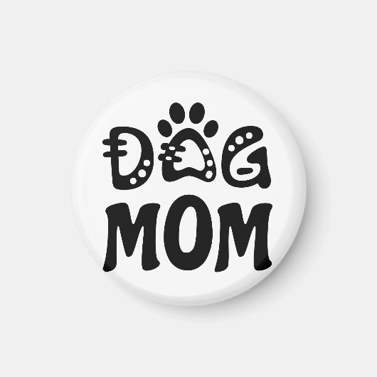 Dog mama magneet (Voorkant)