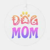 Dog mama metalen ornament (Voorkant)