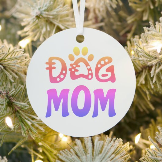 Dog mama metalen ornament (Insitu)