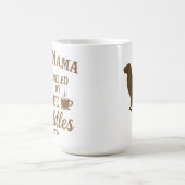 Dog Mama Mug - Fueled by Coffee & Cuddles - Brown (Centre)