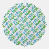 Dog mama ornament kaart (Achterkant)