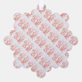 Dog mama ornament kaart (Achterkant)