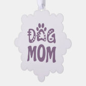 Dog mama ornament kaart (Links)