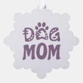 Dog mama ornament kaart (Achterkant)